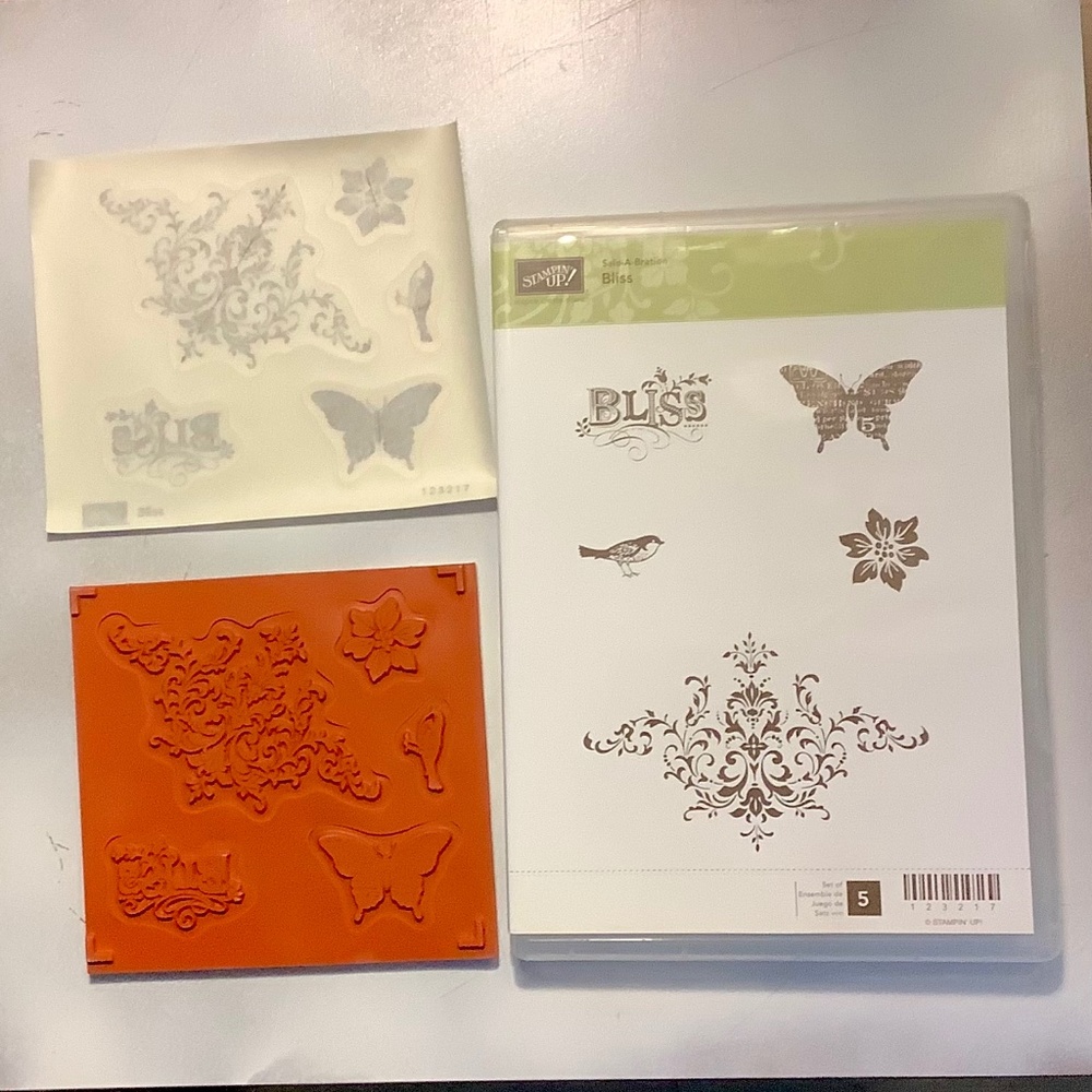 New Stampin’ Up! Sale-A-Bration Bliss Stamps Set of 5